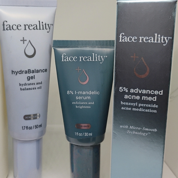 Face Reality Skincare Bundle! Hydra balance Gel Acne Med2pc Set